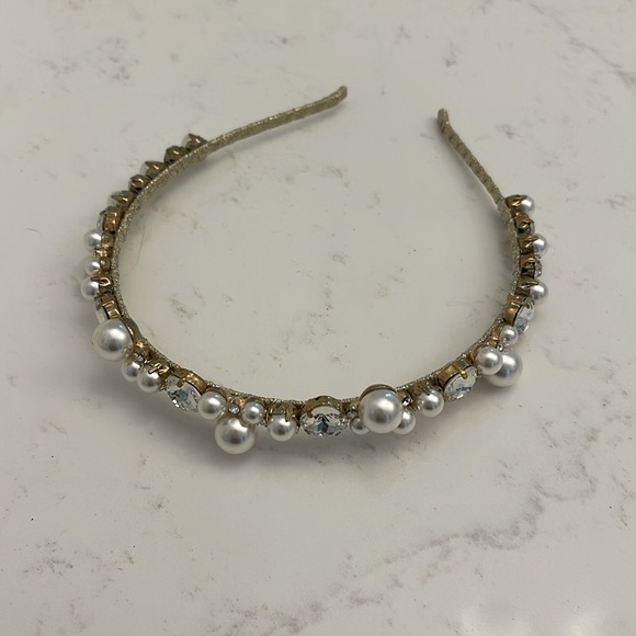 La Perla Headband in Pearl - Picture 2 of 3